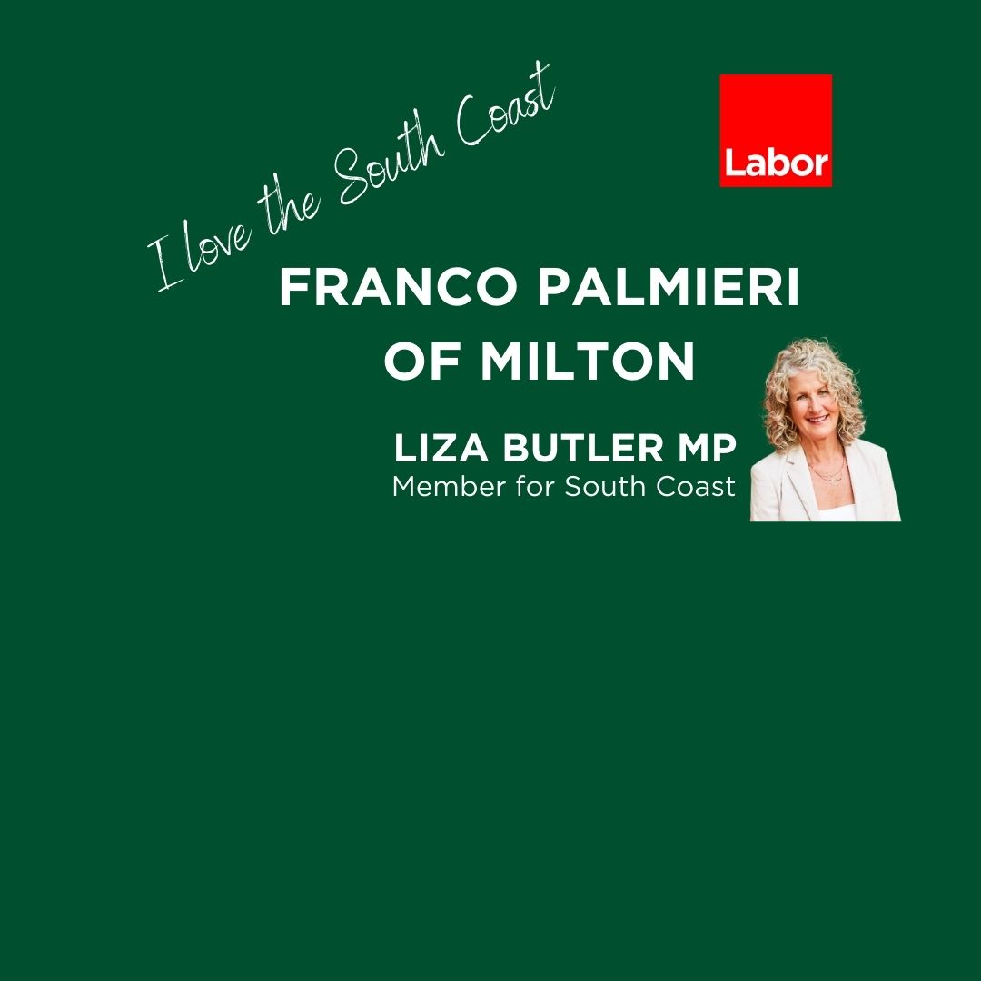 Franco Palmieri - Community Recognition Statement Main Image